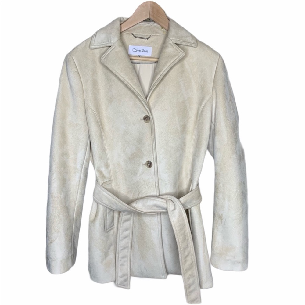 Calvin Klein Women’s Dress Jacket size M/L? Cream